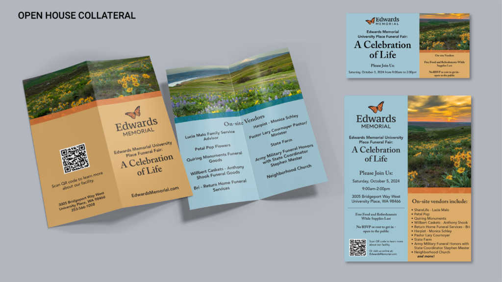 Edwards Memorial Open House Collateral