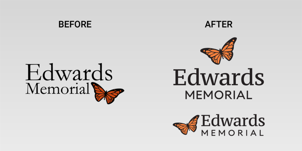 Edwards Memorial Logo Redesign